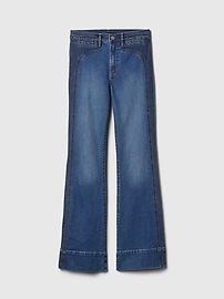 High Rise &#39;70s Flare Jeans