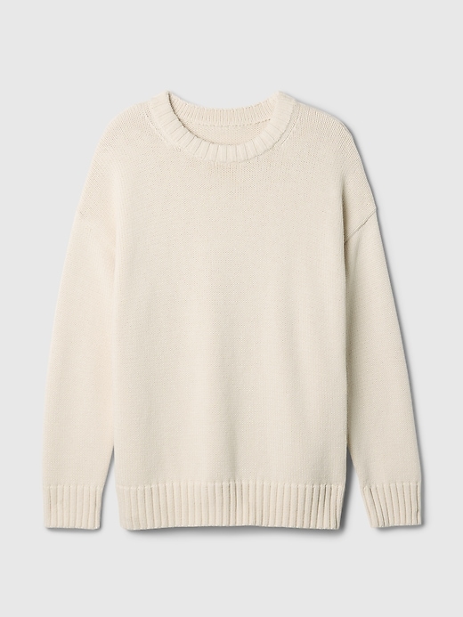 Image number 5 showing, 100% Cotton Oversized Boyfriend Sweater