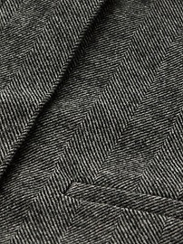 Cropped Herringbone Jacket