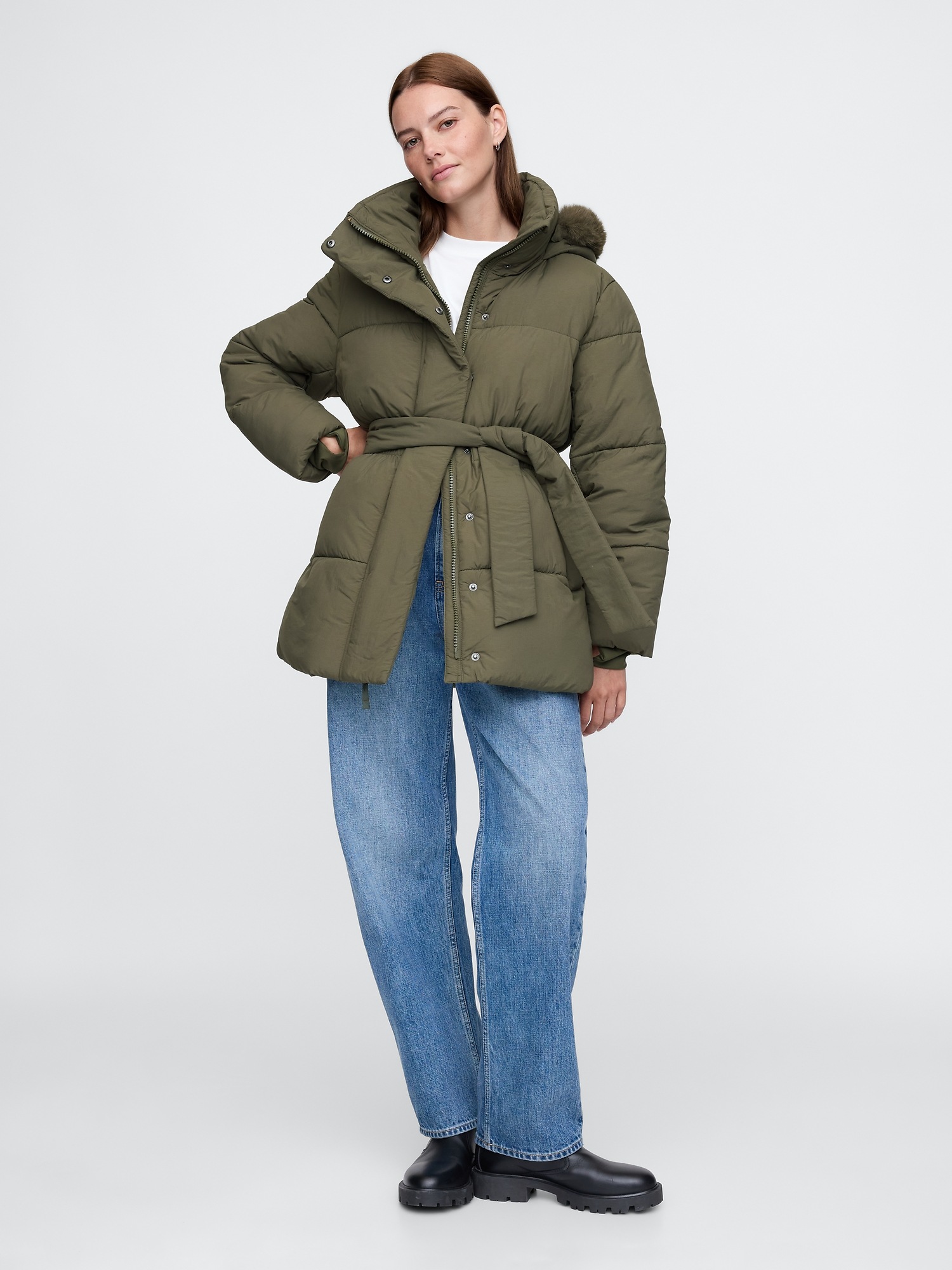 Puffer coat gap outlet