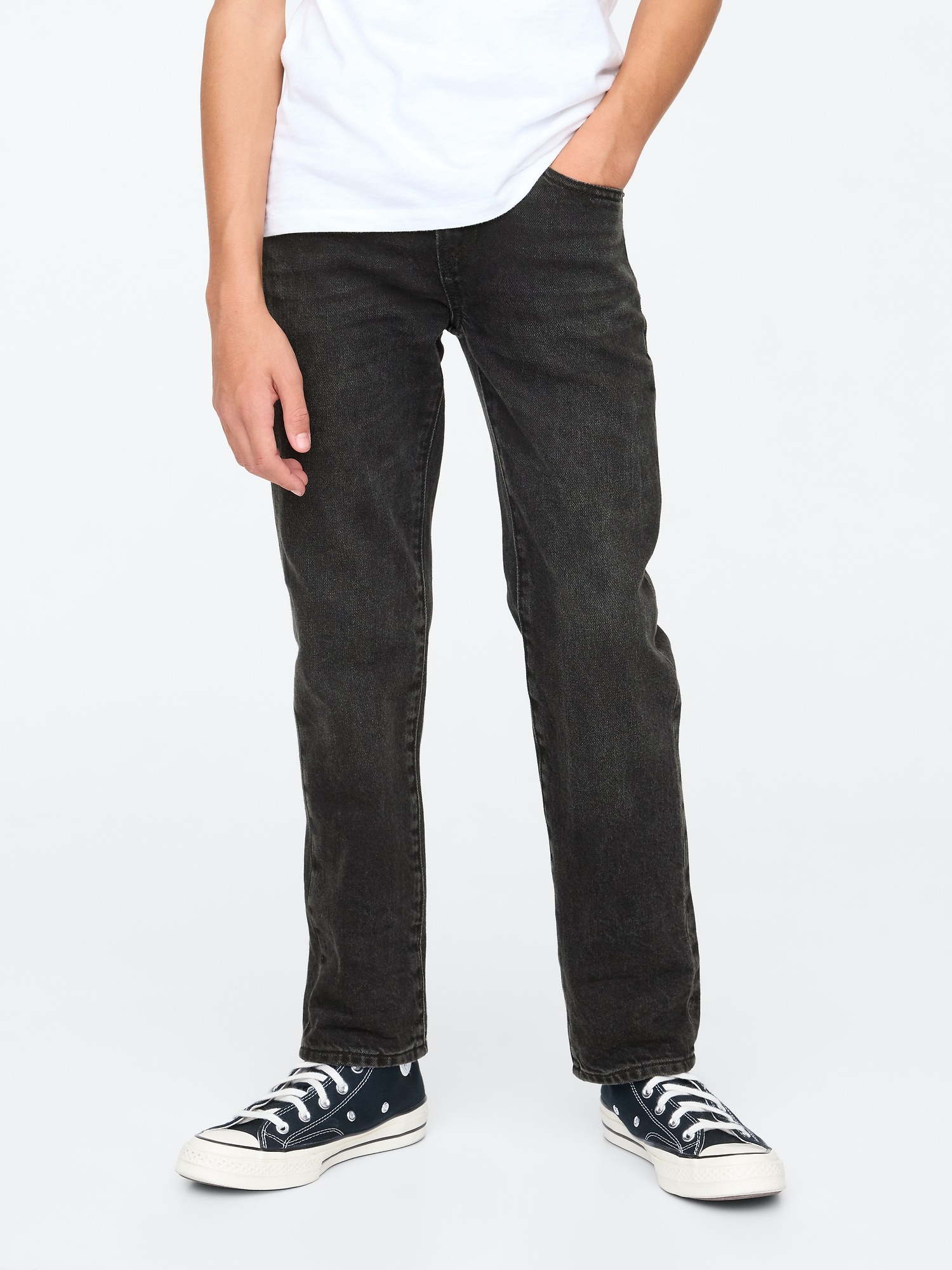 Детские джинсы Gap Kids UltraSoft Uniform '90s Original Straight Jeans — фото 2