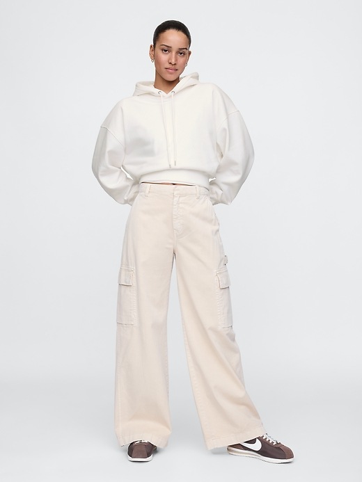 VintageSoft Crop Hoodie | Gap