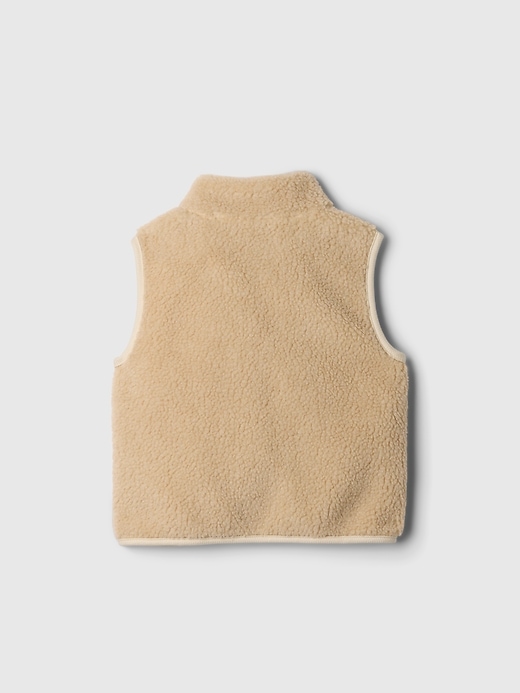 2 of 8 showing, with the color Bedrock beige of product Baby & Toddler Sherpa Vest
