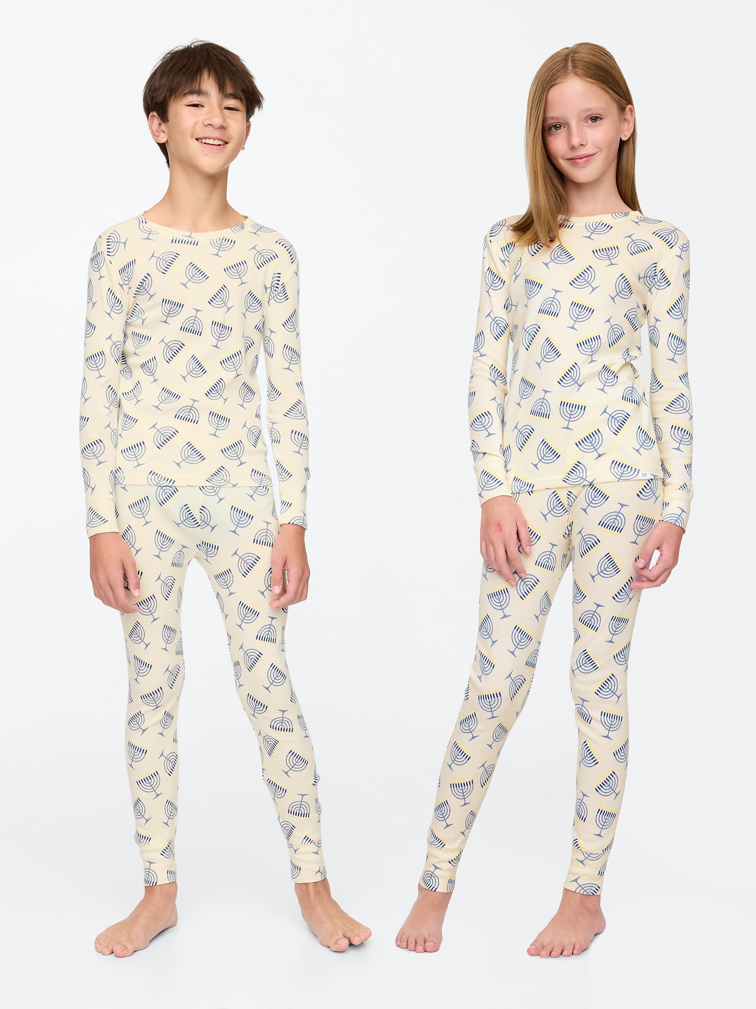 Kids Organic Brushed Cotton PJ Set