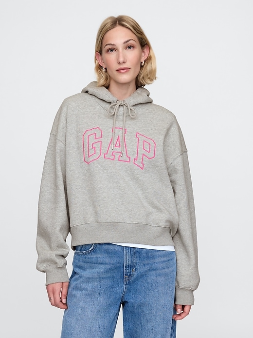 Image number 1 showing, VintageSoft Cropped Hoodie