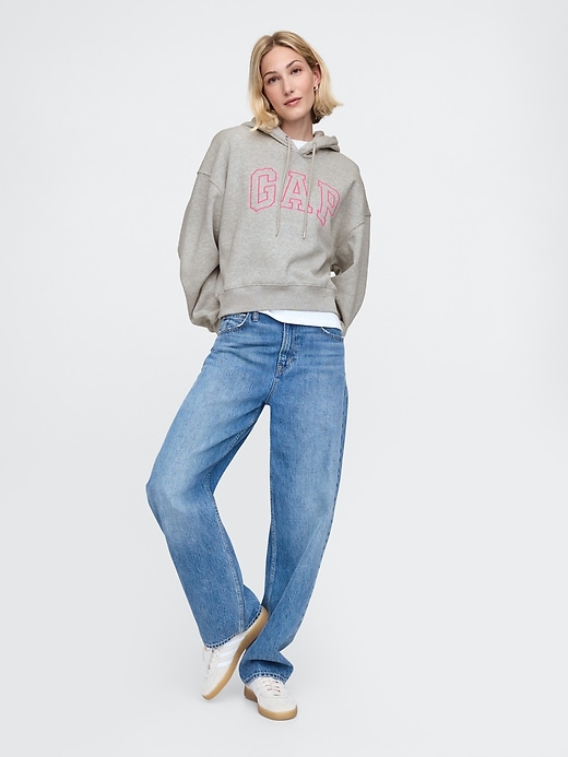 Image number 3 showing, VintageSoft Cropped Hoodie