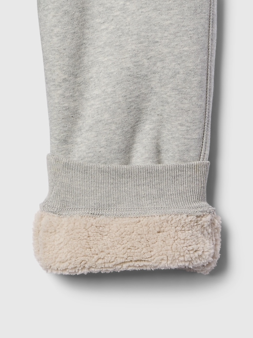 Image number 5 showing, Kids VintageSoft Sherpa-Lined Joggers