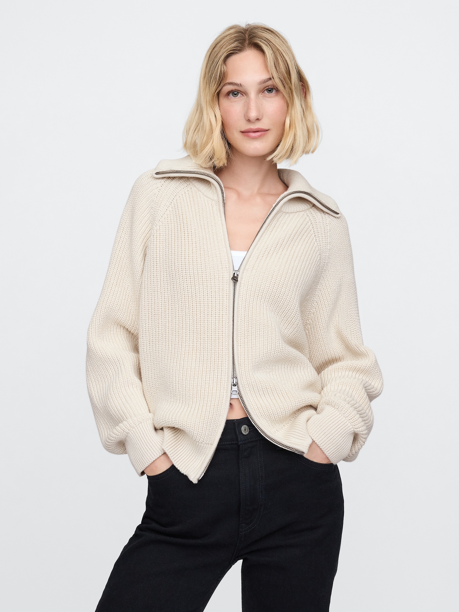 Shaker-Stitch Zip Cardigan | Gap Shaker-Stitch Zip Cardigan | Gap