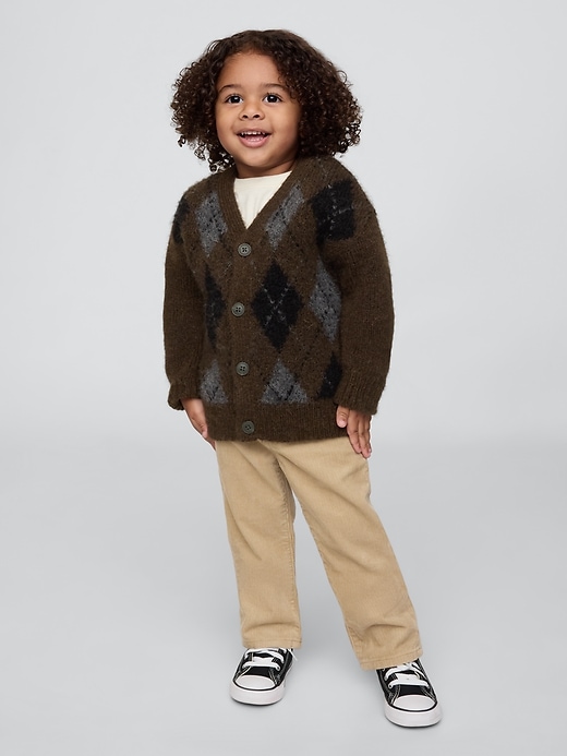 1 of 8 showing, with the color iconic khaki of product Baby & Toddler '90s Original Straight Corduroy Pants