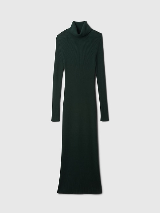 Turtleneck Rib Sweater Midi Dress | Gap