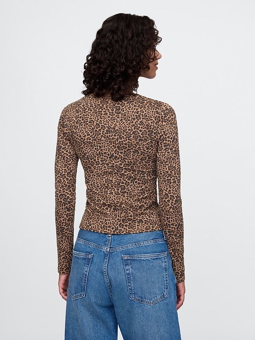label keyneck tops(unisex)/blackivory | KNUTH MARF