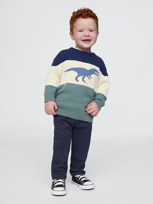 Image number 1 showing, Baby & Toddler Modern Pull-On Khakis