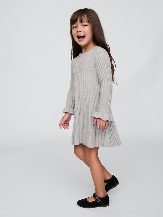 Image number 1 showing, Baby & Toddler CashSoft Rib Sweater Dress