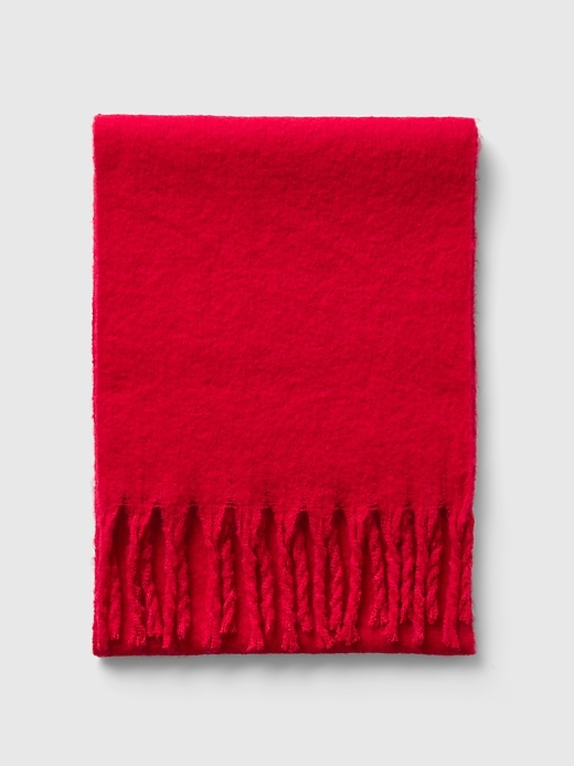 2 of 8 showing, with the color modern red of product Chunky Scarf