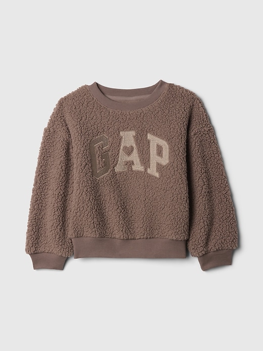 Image number 1 showing, Baby & Toddler Sherpa Logo Sweatshirt