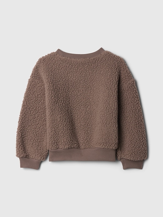 Image number 2 showing, Baby & Toddler Sherpa Logo Sweatshirt