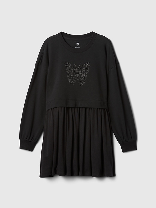 Image number 4 showing, Kids 2-in-1 VintageSoft Sweatshirt Dress