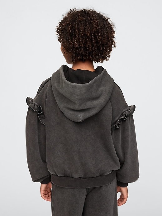 Image number 2 showing, Kids Wicked VintageSoft Ruffle Hoodie