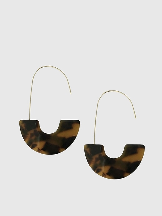 1 of 8 showing, with the color BROWN of product St. Armands Threader Earrings