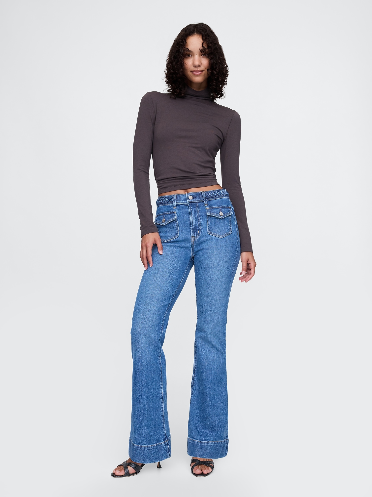 Flared Ankle Pants Gap