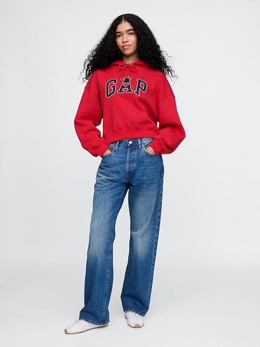 Image number 3 showing, VintageSoft Cropped Hoodie