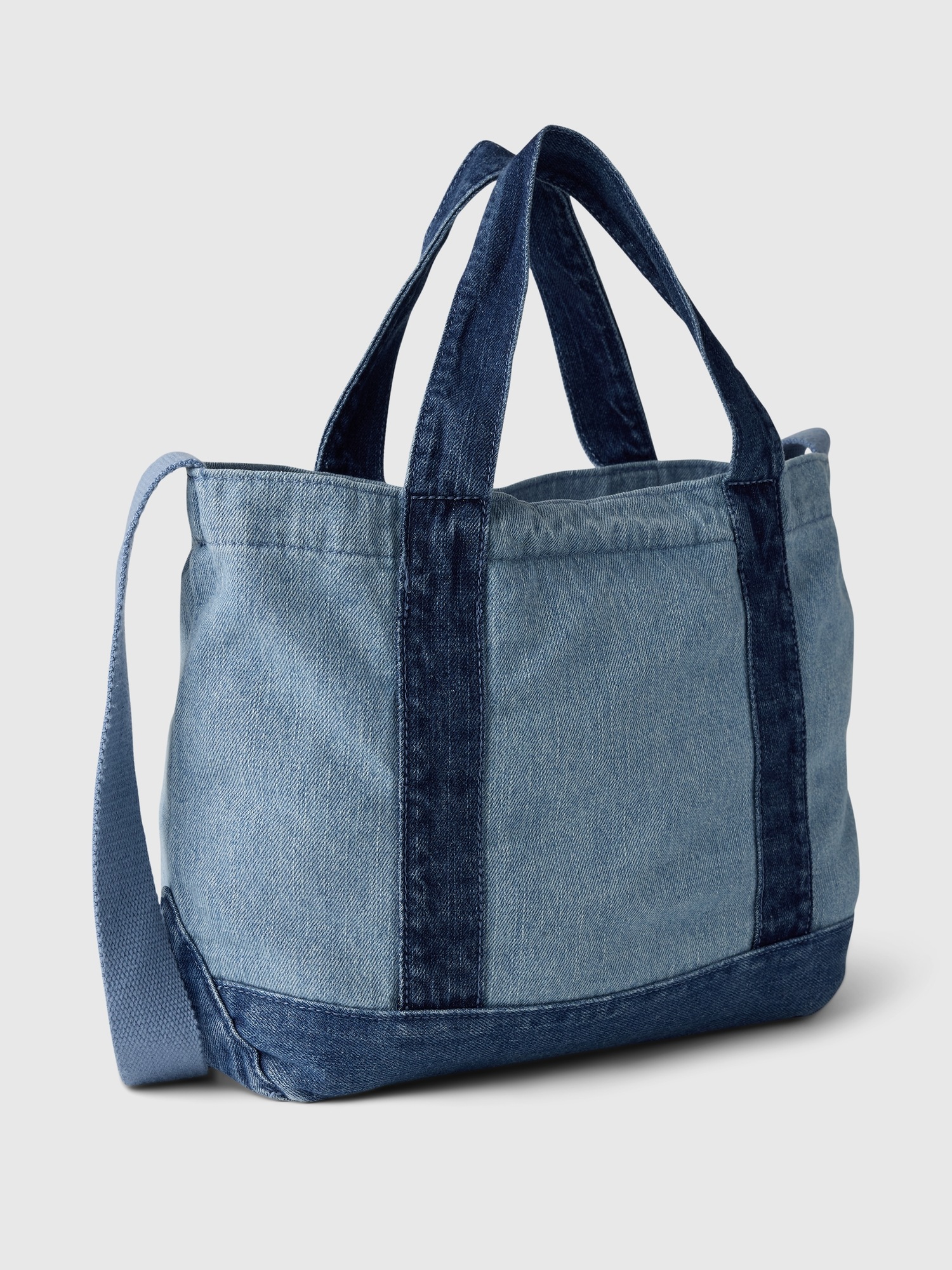 Gap Logo Denim Strap Mini Tote Bag