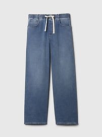 Mid Rise Easy Baggy Jeans