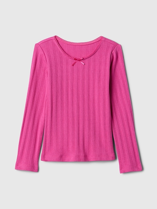 Image number 1 showing, Baby & Toddler Pointelle T-Shirt