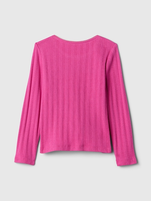 Image number 2 showing, Baby & Toddler Pointelle T-Shirt