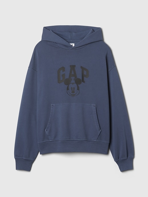 7 of 8 showing, with the color navy uniform of product Gap × Disney Mickey Mouse Logo Hoodie