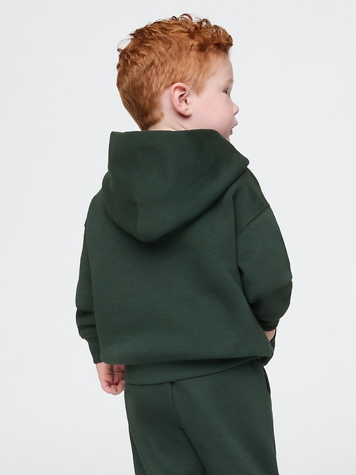 2 of 8 showing, with the color essex green of product Gap × Disney Baby Vintage Soft Mickey Mouse Logo Hoodie