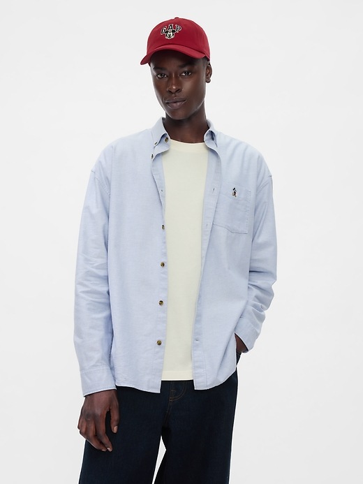 Gap  Disney Oversized Oxford Shirt | Gap