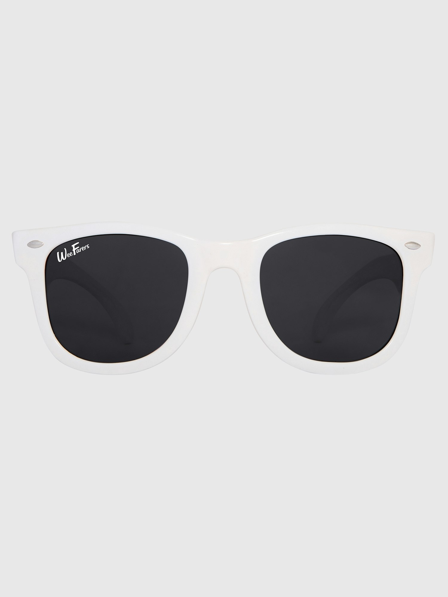 WeeFarers Polarized Baby Toddler Kids Sunglasses - White
