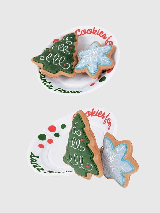 2 of 8 showing, with the color MULTI of product P.L.A.Y. Merry Woofmas Dog Toys Collection