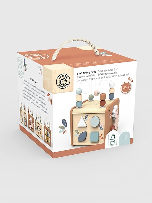 Image number 7 showing, 5 in 1 Activity Cube Toddler Toy