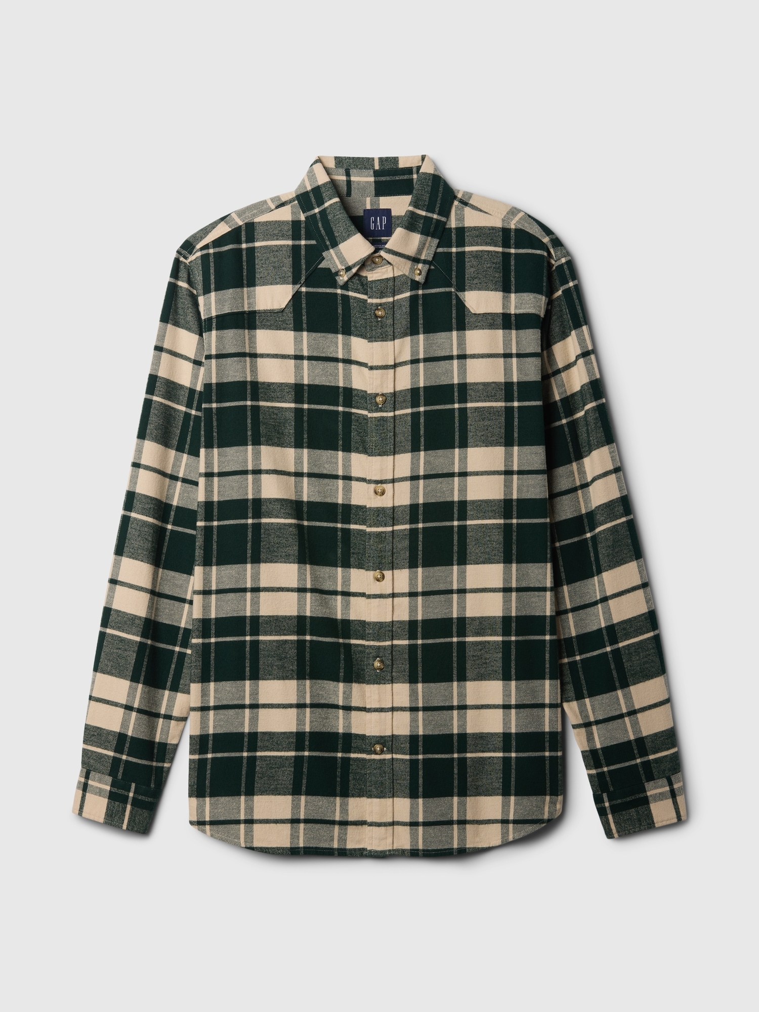 Organic Cotton Flannel Western Shirt