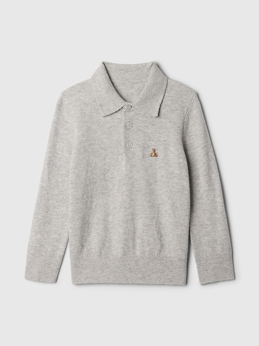 Image number 2 showing, Baby & Toddler CashSoft Polo Sweater