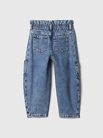 Baby & Toddler Floral Horseshoe Jeans