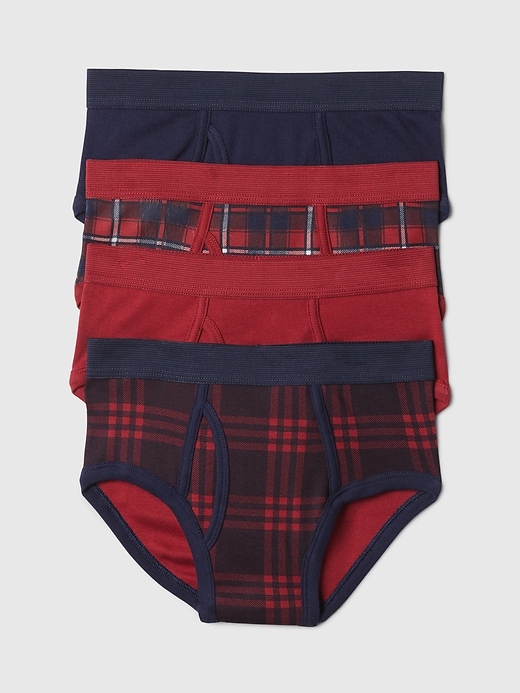 View large product image 1 of 1. Kids Organic Cotton Briefs (4-Pack)