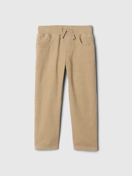 2 of 8 showing, with the color iconic khaki of product Baby & Toddler '90s Original Straight Corduroy Pants