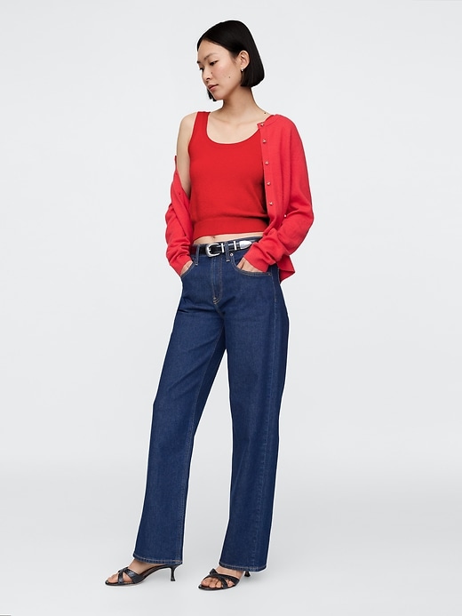 Image number 3 showing, CashSoft Cropped Tank Top