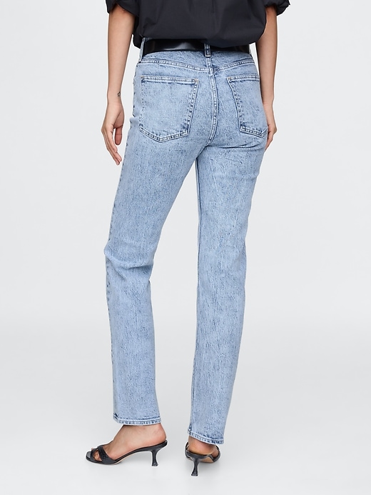 Image number 4 showing, High Rise '90s Straight Jeans