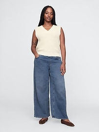 Mid Rise Easy Baggy Jeans
