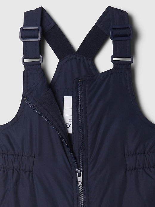 Image number 4 showing, Baby & Toddler Recycled Snow Bib Overalls