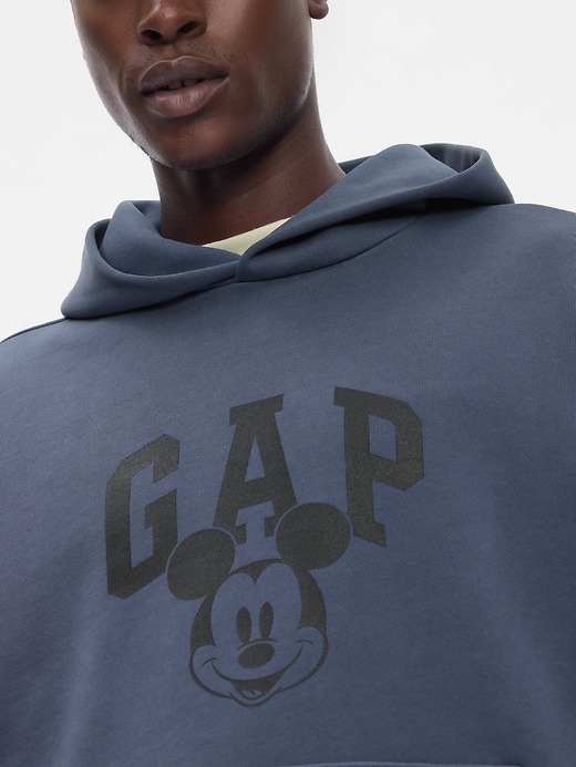 6 of 8 showing, with the color navy uniform of product Gap × Disney Mickey Mouse Logo Hoodie