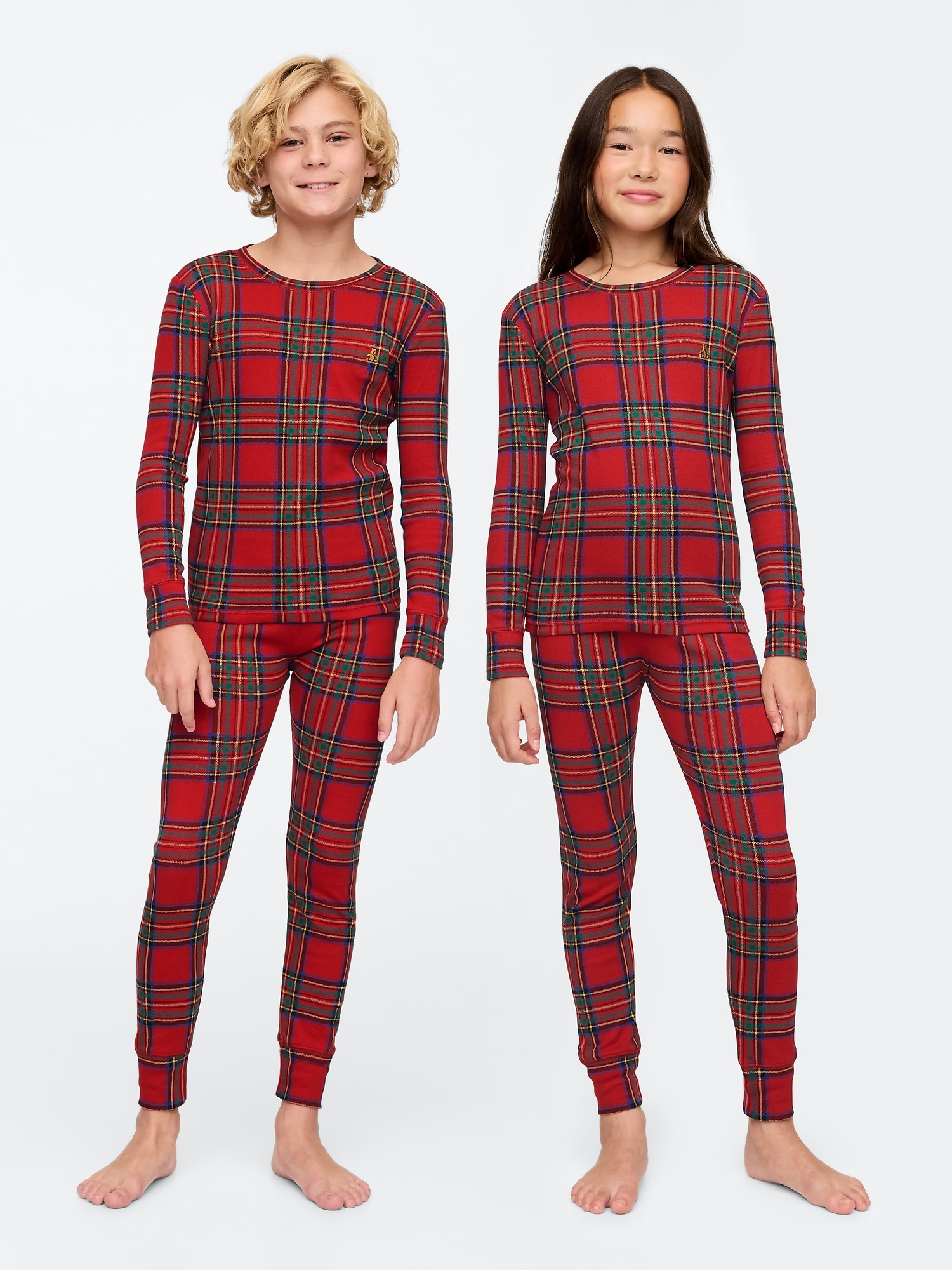 Kids Organic Brushed Cotton PJ Set