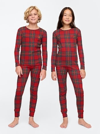 Kids Organic Brushed Cotton PJ Set
