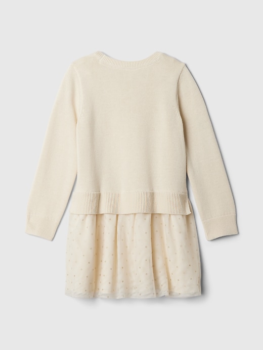 Image number 4 showing, Baby & Toddler 2-in-1 Sweater Tulle Dress