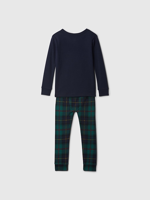 Image number 3 showing, Baby & Toddler Organic Brushed Cotton Henley PJ Set