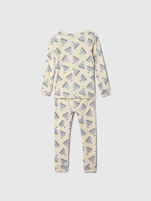 Image number 4 showing, Baby & Toddler Organic Brushed Cotton Holiday PJ Set